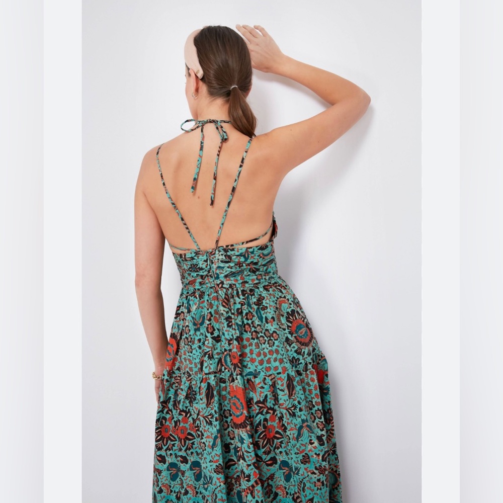 Ulla Johnson Phoebe Dress- Jade NWT - Picture 3 of 9